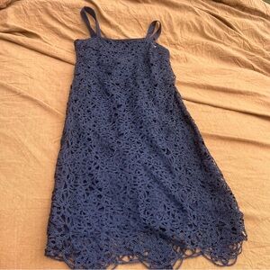 R&M Richards Navy Sleeveless Knee Length Cocktail Dress Size 12